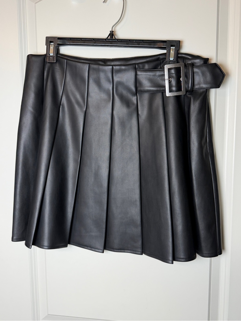 Steve Madden Faux Leather Skirt